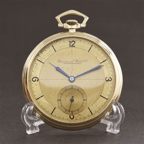 Rare Gold pocket watch by IWC Schaffhausen 